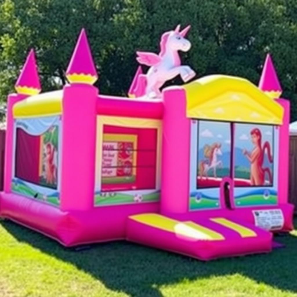 Springkussen Unicorn huren in Hattem
